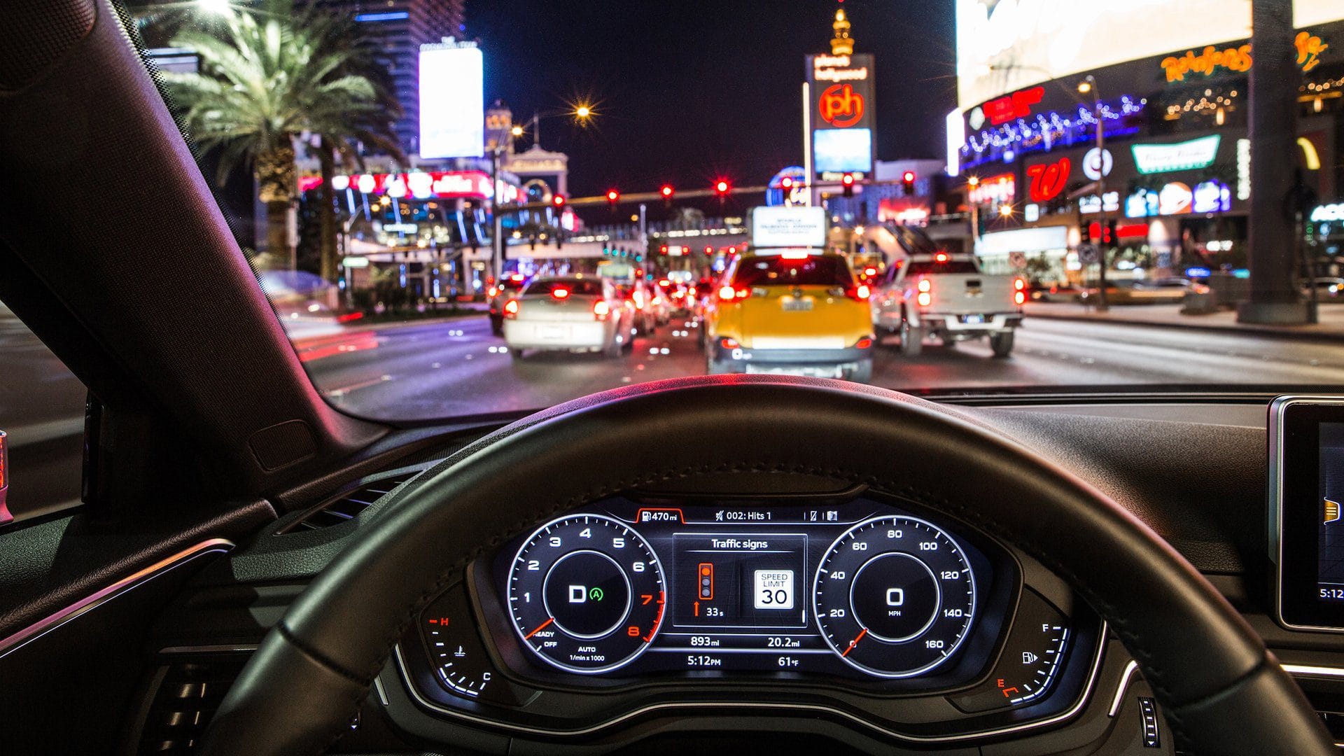 audi networks with traffic lights in the usa